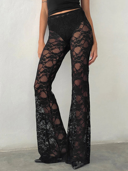 Pantalon en dentelle